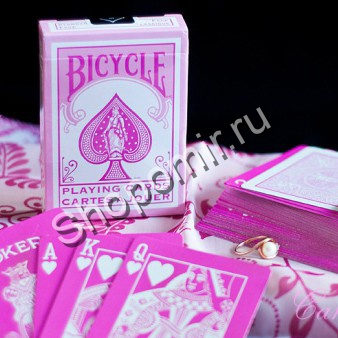 Карты Bicycle Rider Back Pink