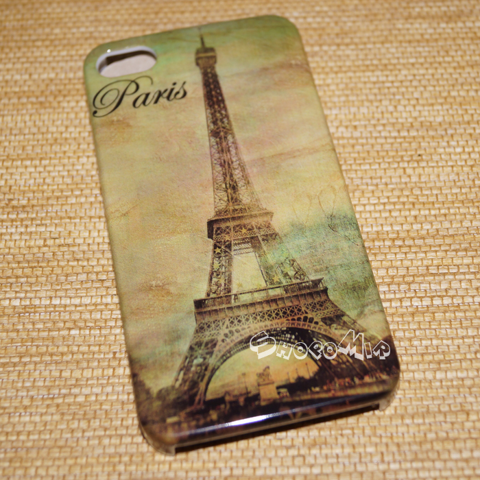 Чехол для телефона пластик "Paris" 4s	