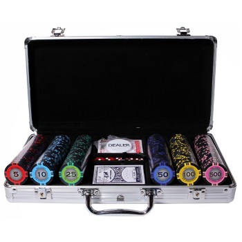Покерный набор "NoLimit" 300 фишек в металлическом кейсе