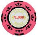 Фишки для игры в покер Casino Royale с номиналом 1000 (25шт)