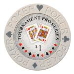 Фишки для игры в покер Tournament с номиналом 1 (25 шт)