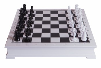 Шахматы Сенеж "Стаунтон" с фигурами, черно-белые